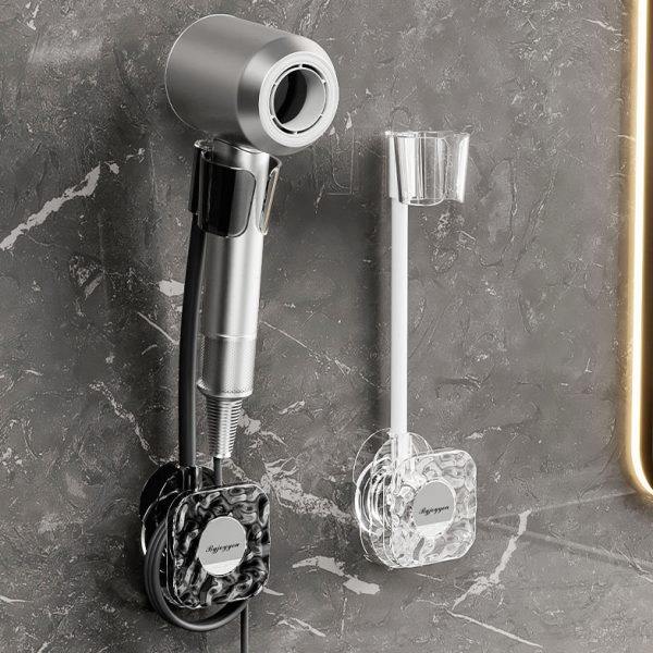 吹风机支架置物架免打孔卫生间收纳电吹风筒挂架万向懒人解放双手,家庭/个人清洁工具,吹风机置物架,淘宝优惠券,粉丝福利购,淘宝优惠卷