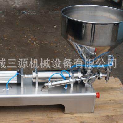 半自动蜂蜜灌装机 小型膏体灌装机 甜面酱番茄酱分装机