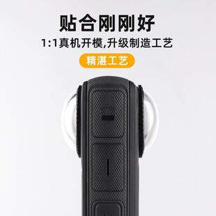膜适用玻insta360X4镜头保护镜钢化璃镜头保护拧旋式insta360高级
