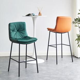 吧台凳现代简酒吧约椅高脚凳吧椅家用坐前鑫展鹏台收台银椅轻奢接