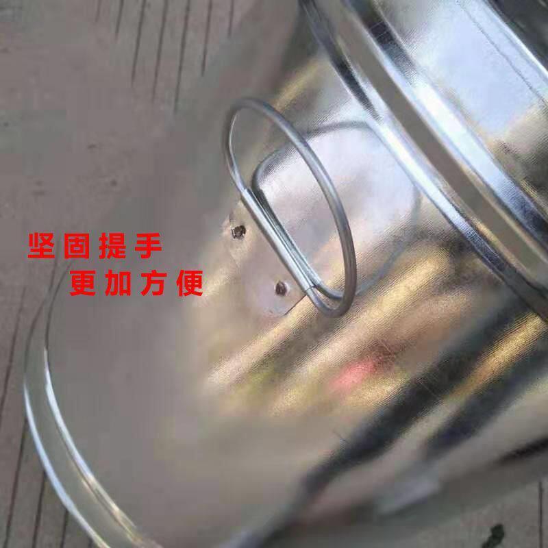 铁桶圆桶加厚带盖装米0桶叶收密封纳防虫防潮家用大容量467茶10斤