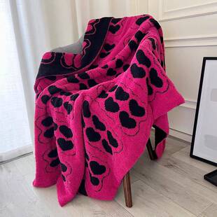 8888室多巴胺沙发盖毯床毯休闲毯办公空调毯午毯披肩毛毯睡半边绒