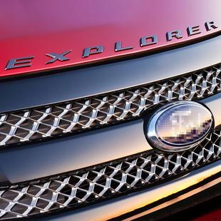 适用ORD福特探险者机头盖改装 P金属字母927E于XLORER车F标车身装