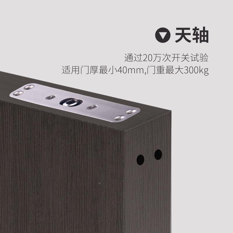 天地页天地轴闭地天轴转轴重型对开门木门地弹簧自旋动闭门合回弹
