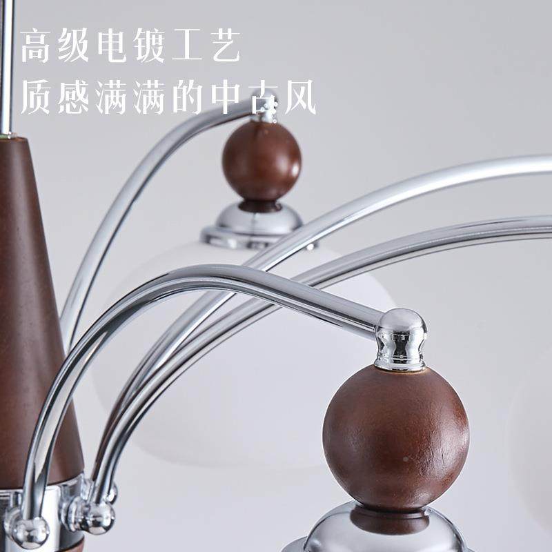 中古风吊客厅灯2025年新款式复古餐灯厅灯奶油实木柿子572美灯中,家装灯饰光源,智能吊灯,淘宝优惠券,粉丝福利购,淘宝优惠卷
