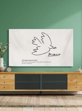 代简现约电寸罩视防尘罩套寸电视机盖布盖巾液晶电HG156154视布