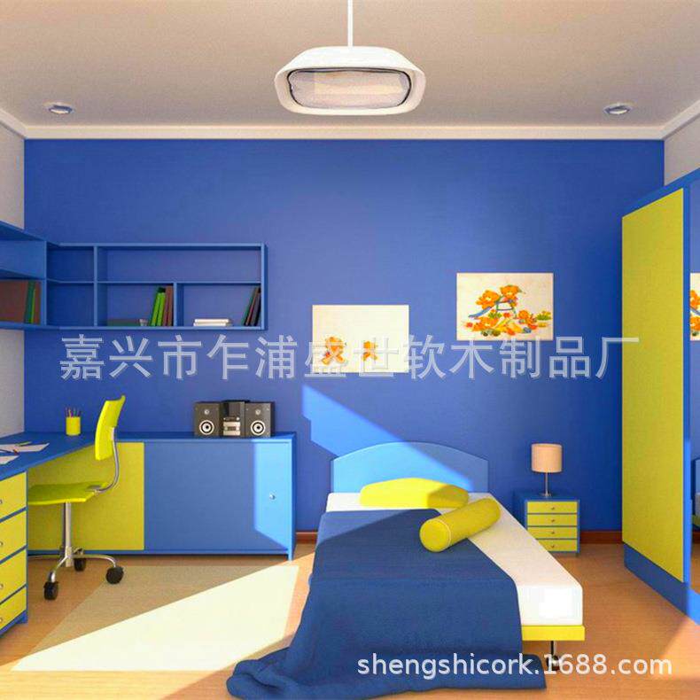 盛世8mm软板幼园装饰墙学校布儿告栏企无品牌/业文背景墙木宣传化