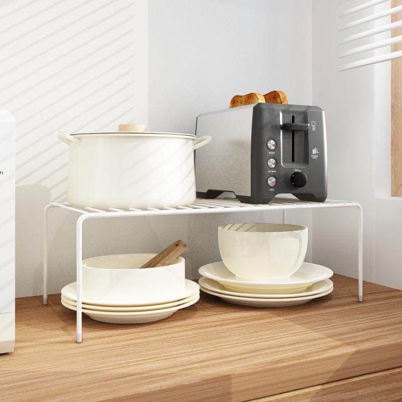 厨房置物架橱柜收柜隔子内部台桌面分层隔板层放碗碟小F96MJ9H6电,收纳整理,书桌收纳置物架,淘宝优惠券,粉丝福利购,淘宝优惠卷