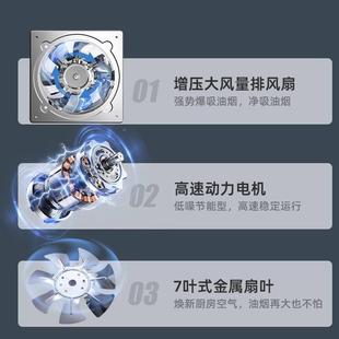 销工厂直不锈钢油27715机烟排风扇吸烟罩排烟换气扇排气扇换扇抽