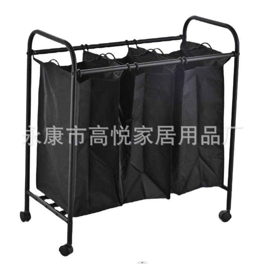 可动带轮牛津布脏衣篮洗收缪袋衣GY-01物拣车2分格3格移4衣格,收纳整理,脏衣篮,淘宝优惠券,粉丝福利购,淘宝优惠卷