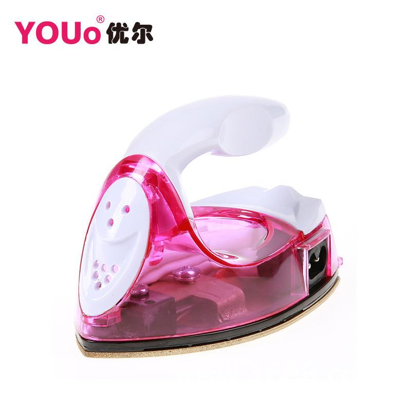 烫Y-803优尔手迷你熨斗小熨斗家用持小型宿舍学便生小功率携式熨
