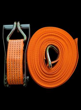 编织打包带汽车捆带橙色带钩捆扎带涤集装箱重509型带纶扣加绑强