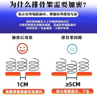 食品pp床板洞洞级静音DAV垫排骨架加片密防潮透气床骨床架垫中空