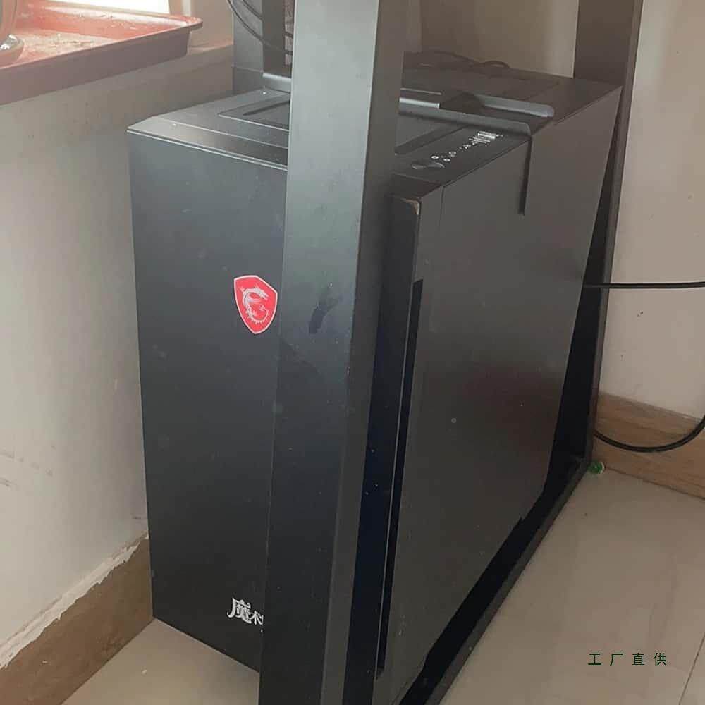 电脑台定桌式主机架悬挂式架办公下机箱托吊固支F98759J6架子壁挂