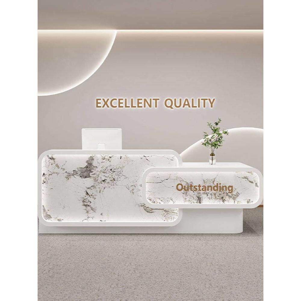 服装店吧台桌饰品店收银台咨询柜台美容院理发店接待台公司前台桌