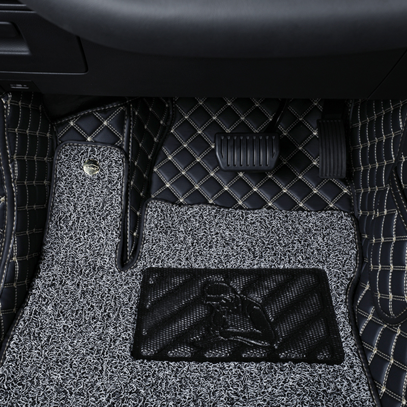 适用吉利豪越脚垫全包围专车专用汽车丝圈七座7 五改装2020款全包