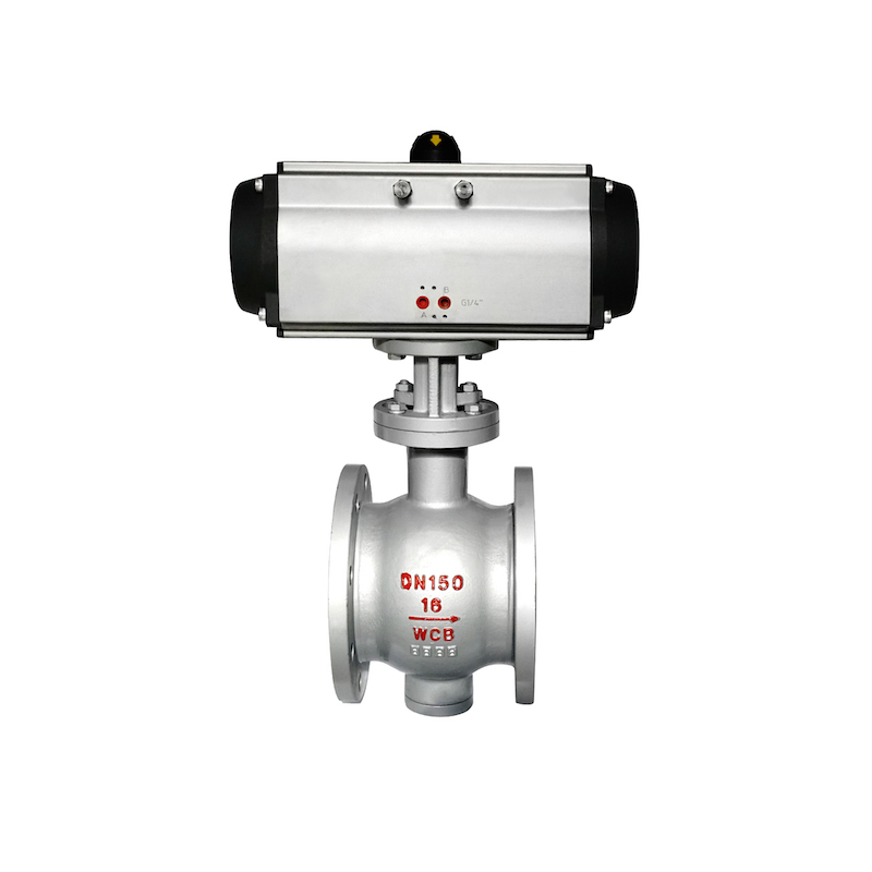 Q647H/Y-16C煤化工灰水黑水阀铸钢法兰硬密封固定式气动卸灰球阀