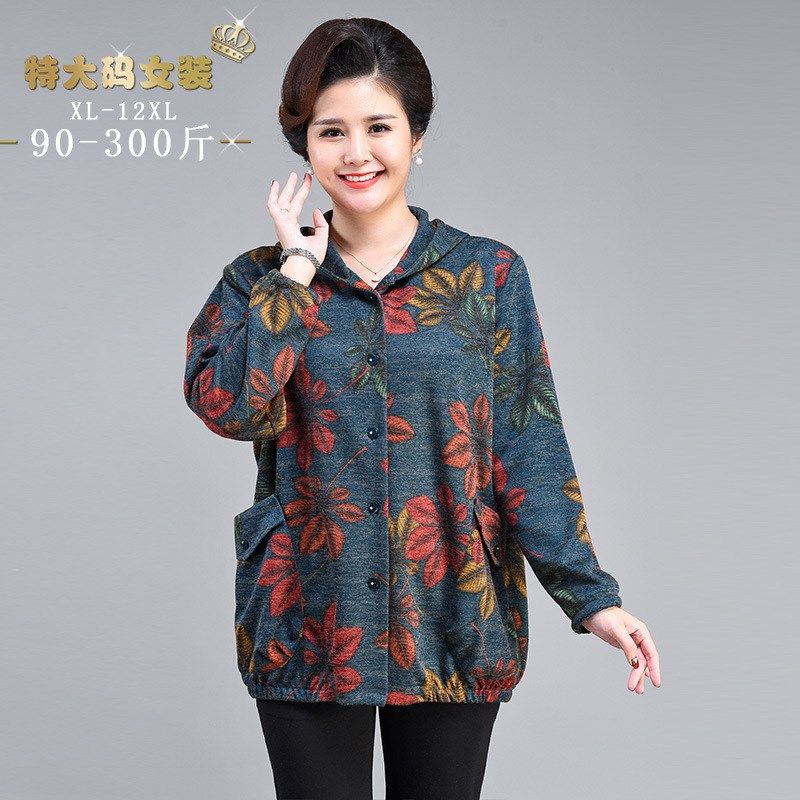 胖妈妈加肥加大码秋装外套中老年女装200斤上衣老人衣服奶奶风衣,女装/女士精品,中老年女装,淘宝优惠券,粉丝福利购,淘宝优惠卷