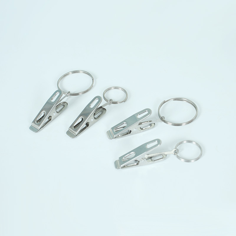 不锈钢圆环窗帘夹子挂钩开口挂环圆圈配件浴帘金属窗帘环活扣挂环