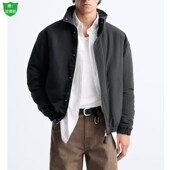 柜529 简约外套 800男士 秋冬男装 立领科技面料棉服夹克ZA7627502