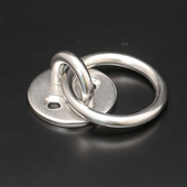 304不锈钢带环挂钩固定钩挂件吊扇沙袋钩灯钩U型承重挂钩吊环吊钩