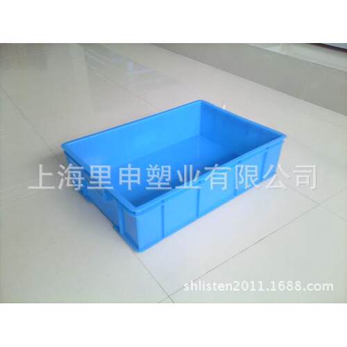 580*390*148塑胶箱直销供应特2#仪表箱全新加厚蓝色塑胶箱上海