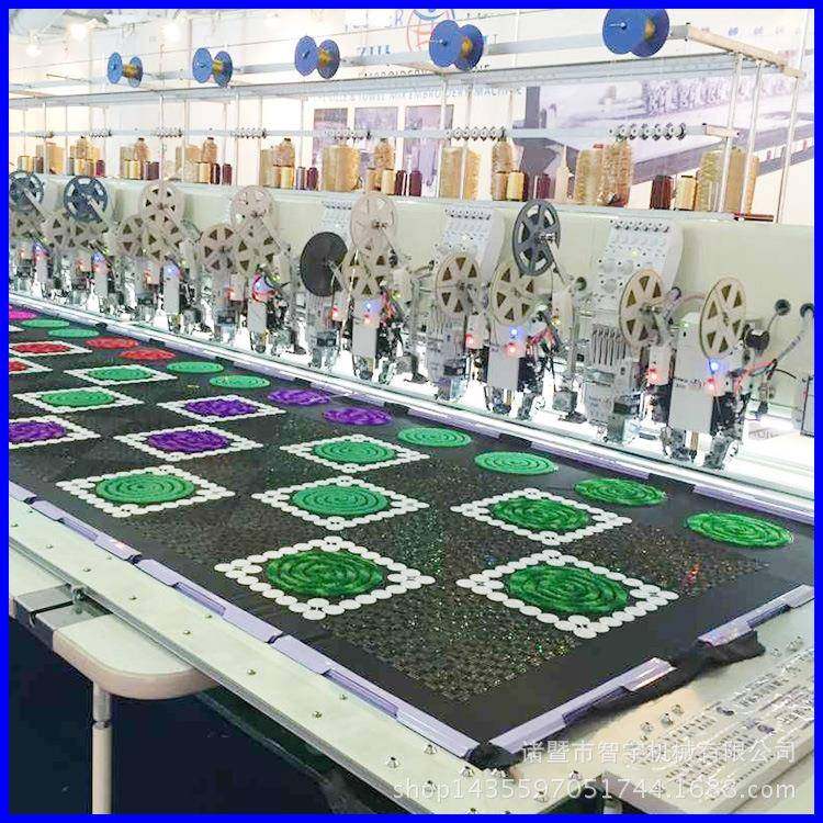 自动剪线装置设备多头电脑刺绣绣花盘带机量大可优惠绗缝机厂家,纺织面料/辅料/配套,其他纺织机械,淘宝优惠券,粉丝福利购,淘宝优惠卷