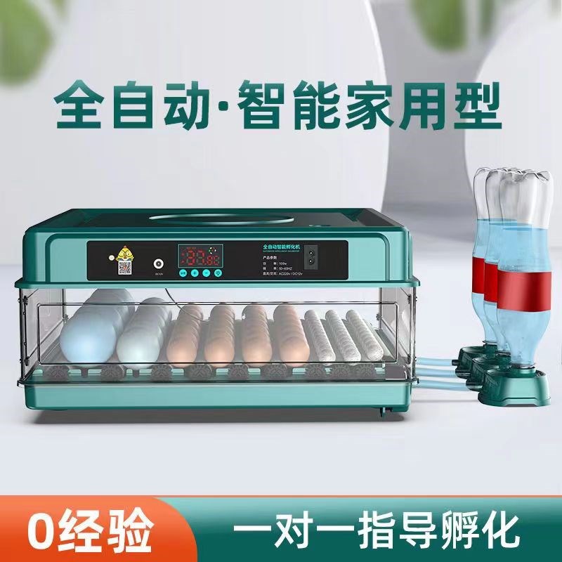 孵蛋器小型家用型孵化机芦丁鸡孵化器全自动小鸡鸡蛋智能孵化箱