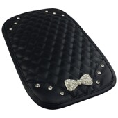 柏达通汽车用品装 饰水钻带钻车内扶手箱垫可爱车载手靠垫手扶套女