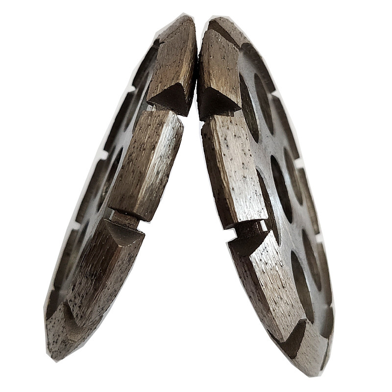 100V型开槽轮切割片混凝土石材磨边轮切割机地坪开槽片金刚石锯片