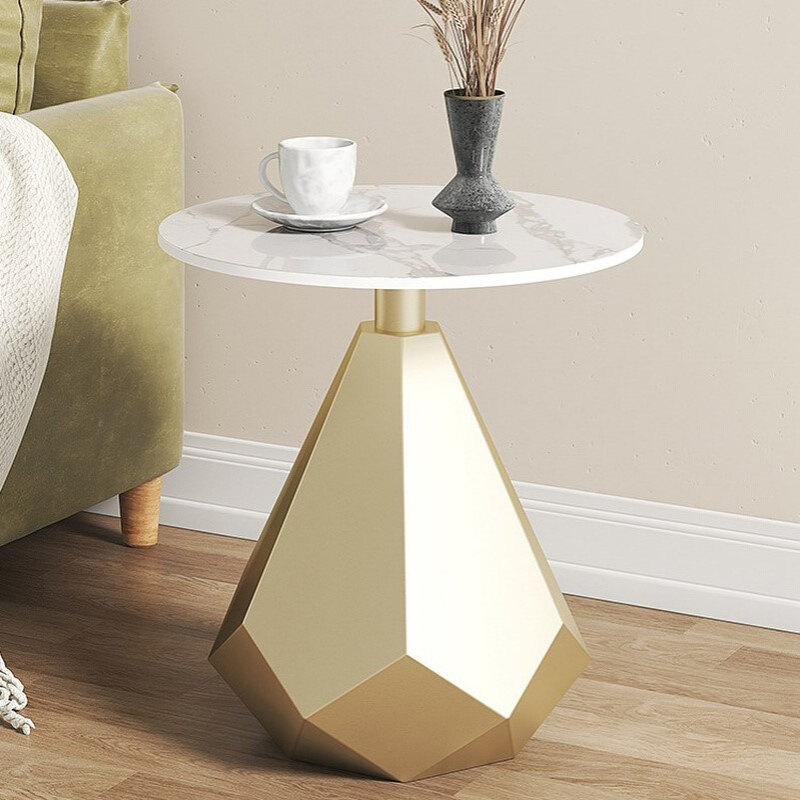 轻奢角几大理石边几客厅沙发边桌阳台小圆桌牀边柜创意桌子小茶