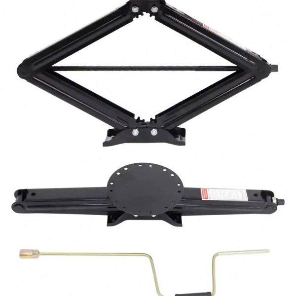 房车加高剪式驻车支撑腿剪式千斤顶房拖车（拍2个支腿送1个手柄）