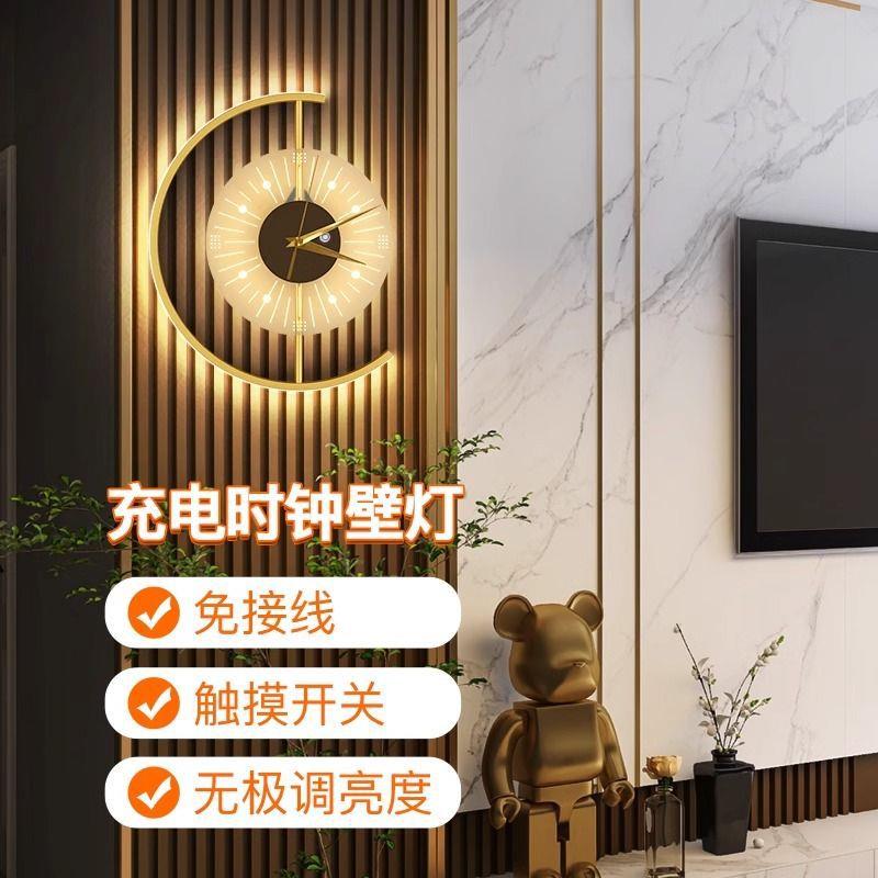2025新款庭格栅壁床灯卧室头院轻奢创意客厅墙GYH灯插电