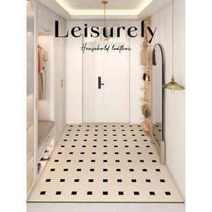 入户垫门口地地垫免进门玄关脚垫PVC格地毯HHR425家用子可擦洗挂