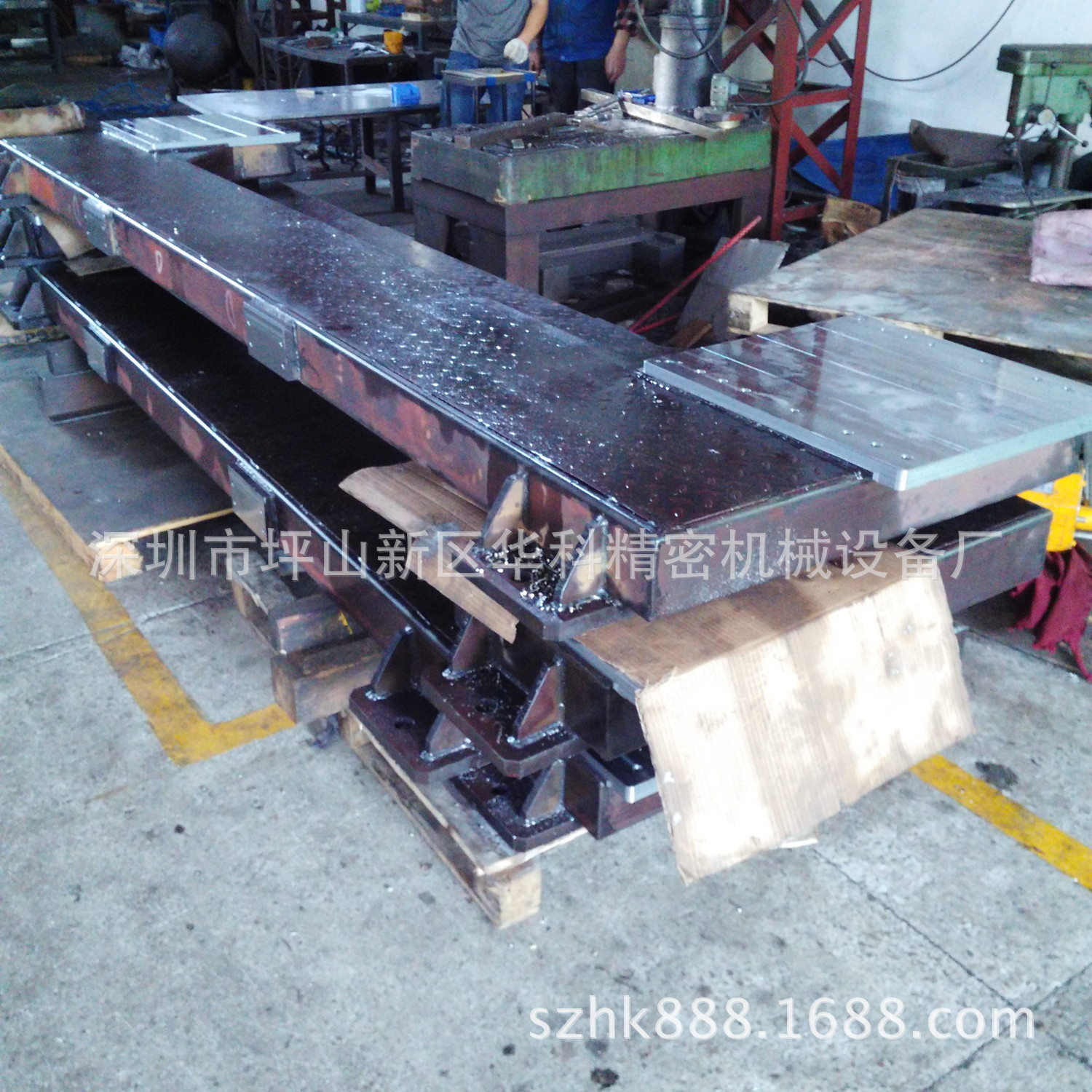 大型龙门CNC 机械底座 方通焊接 热处理 大型电脑锣加工