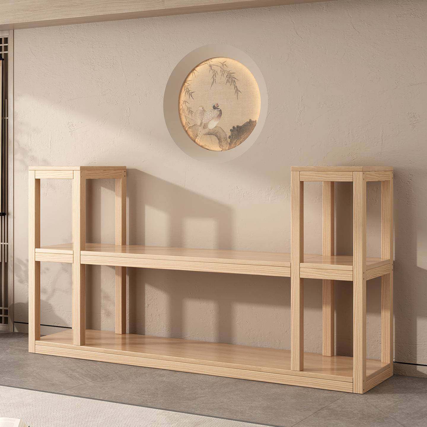 花架重放鱼缸一体物架木阳组台鱼缸合BRP架客厅承架置子缸架底座,收纳整理,书桌收纳置物架,淘宝优惠券,粉丝福利购,淘宝优惠卷