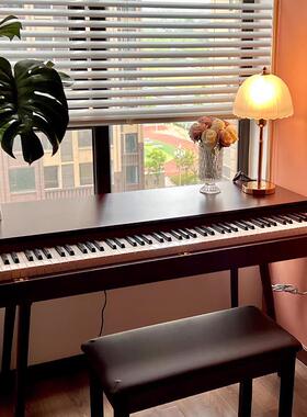 ?钢琴书电子琴收纳桌电钢琴桌子61键8台键桌编8曲桌实木古筝IQQ收