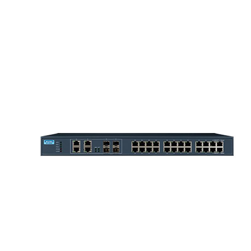 EKI，-2428G-4CAXT机架式交换机24个千兆以太网口4个+千I兆光电