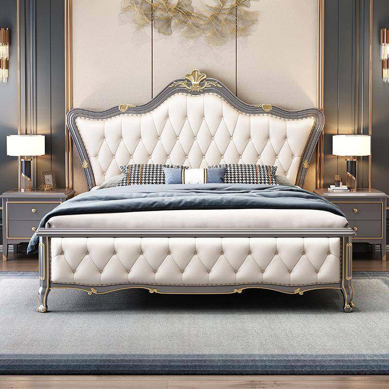 轻奢美222实木床1.5m高档软包双人床1.8m欧大式米婚床奢华2床简式,农机/农具/农膜,其它农用工具,淘宝优惠券,粉丝福利购,淘宝优惠卷