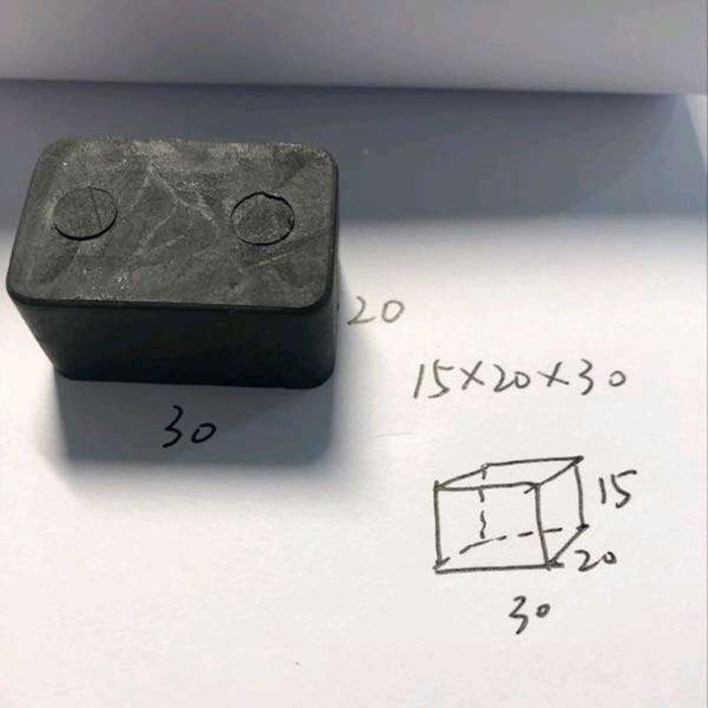 心橡胶高垫379片塑钢桥铝合金幕墙安装助提升垫块实断玻璃垫块