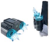 新款 挂腰电风扇腰间工挂地大风力296制冷建风筑人太阳工能便携腰