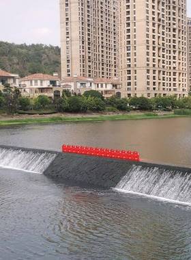 抗红色提手型款组合式LBS材质FH66-L直挡水板L型伸缩洪A闸门吸水