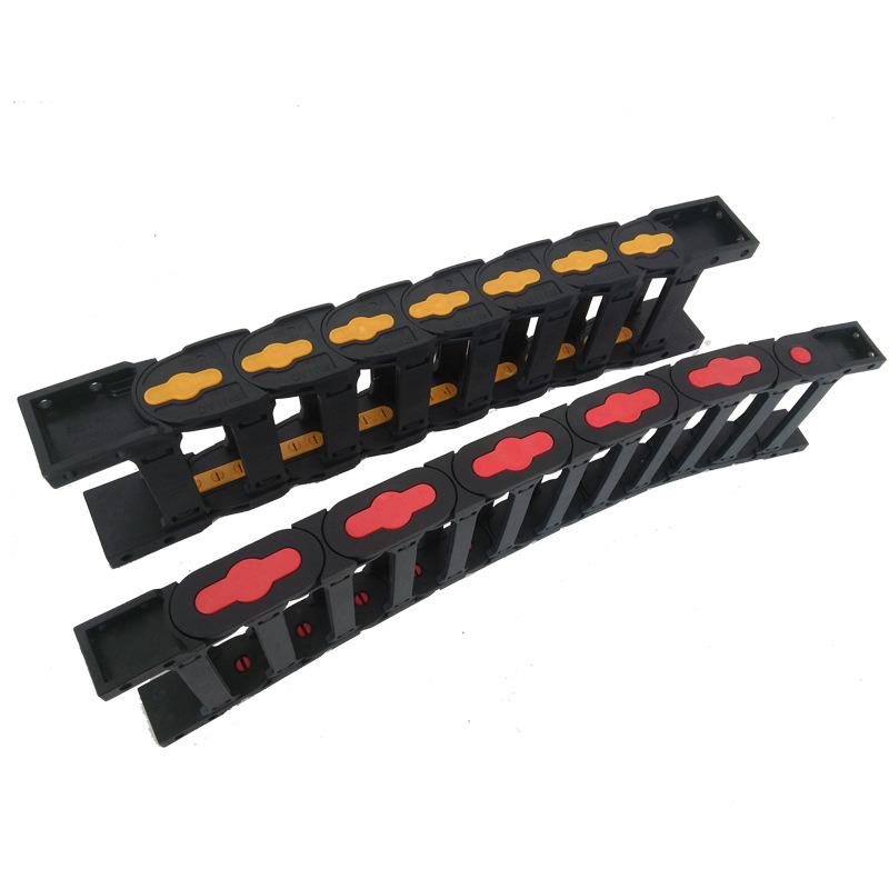 承重TEZ25K2型工程料拖链桥TZ25K2式机床附件塑坦克链塑料E链条