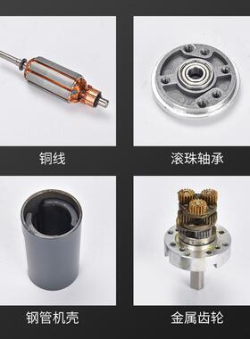 行星直流C微型YUX减速电机S12伏X45G45变速P马达24V低速齿轮大扭