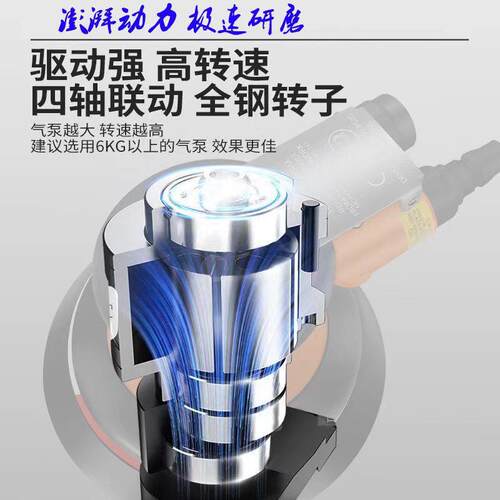 1600转5EVT寸抛高速工业级0气动打磨机砂纸机光打磨头打蜡机机新