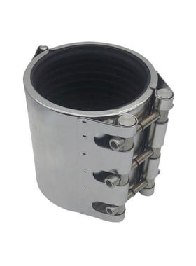 器4不锈钢单卡折叠0式加长管道修补哈夫节管抢水修节堵漏管WJH夹