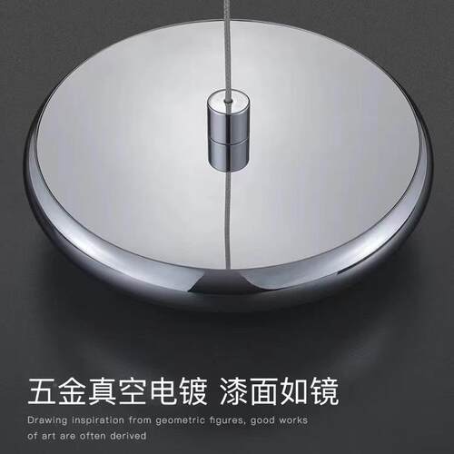 餐厅吊灯约轻奢简餐桌灯具全光谱护眼极简代835飞碟三头吧现台饭