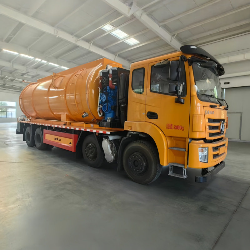 养殖场专用清洗吸污车,粪便抽吸管道清洗,改善环境防污染