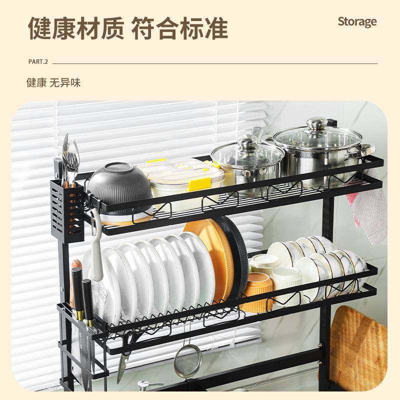槽厨房置物-3521架双层台面碗盘纳多功能碗碟水池收纳沥架水收收,厨房/烹饪用具,抹布架/厨房清洁收纳架,淘宝优惠券,粉丝福利购,淘宝优惠卷