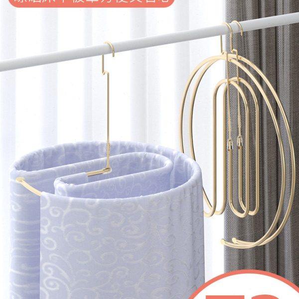 床单衣架晒被子神器旋转晾衣架不锈钢圆形阳台凉被套螺旋式晒衣架,收纳整理,金属衣架,淘宝优惠券,粉丝福利购,淘宝优惠卷